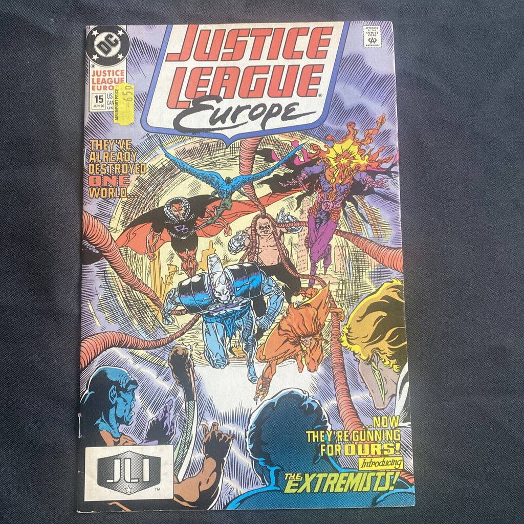 COMIC - DC Comics Justice League EUROPE - Jun 1990 - The Extremists- (8788)
