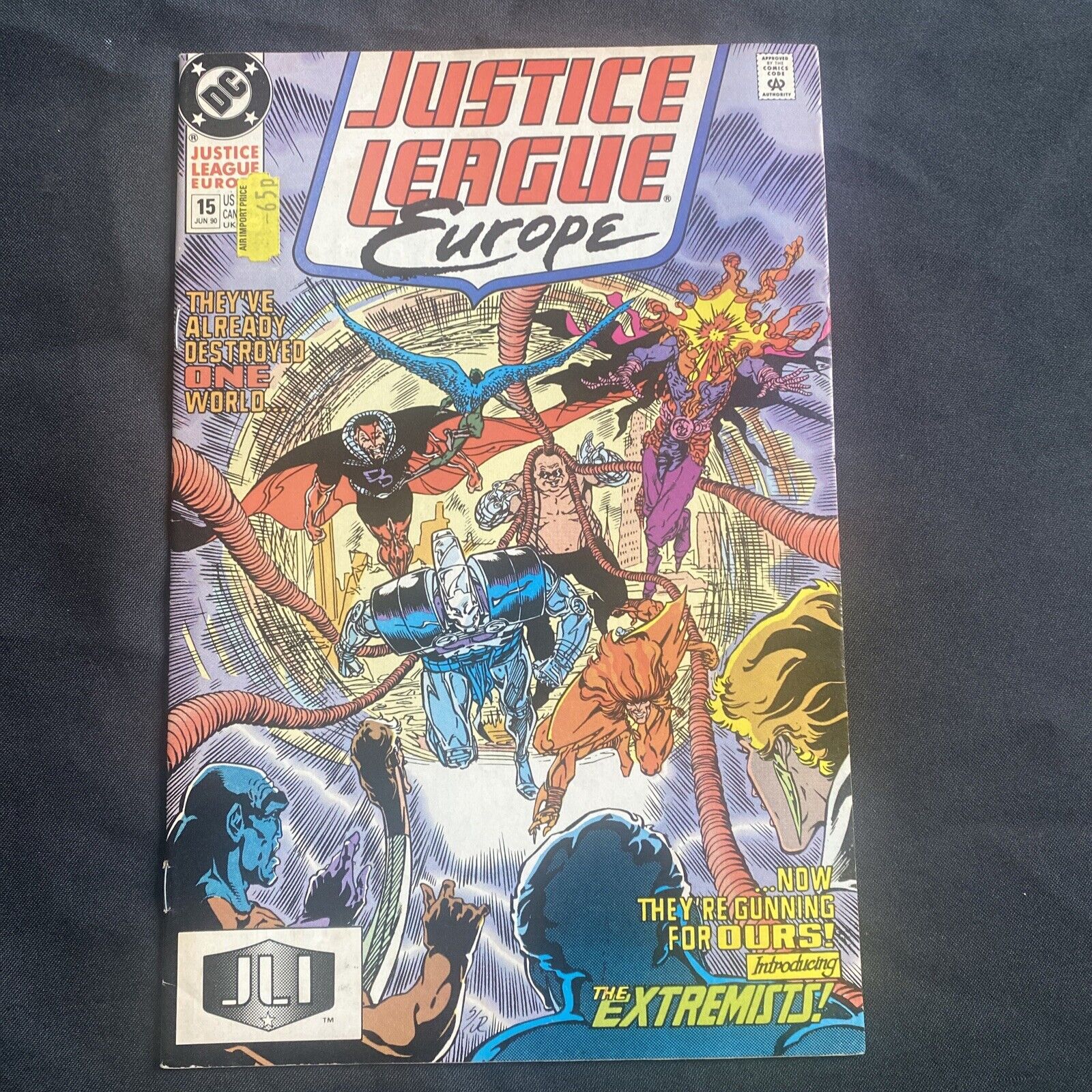 COMIC - DC Comics Justice League EUROPE - Jun 1990 - The Extremists- (8788)
