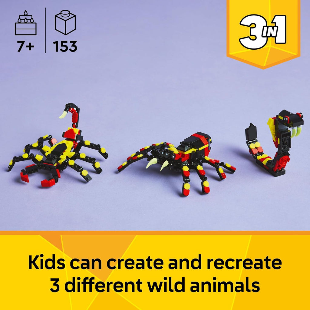 LEGO Creator 3 in 1 - Wild Animals: Surprising Spider - 31159