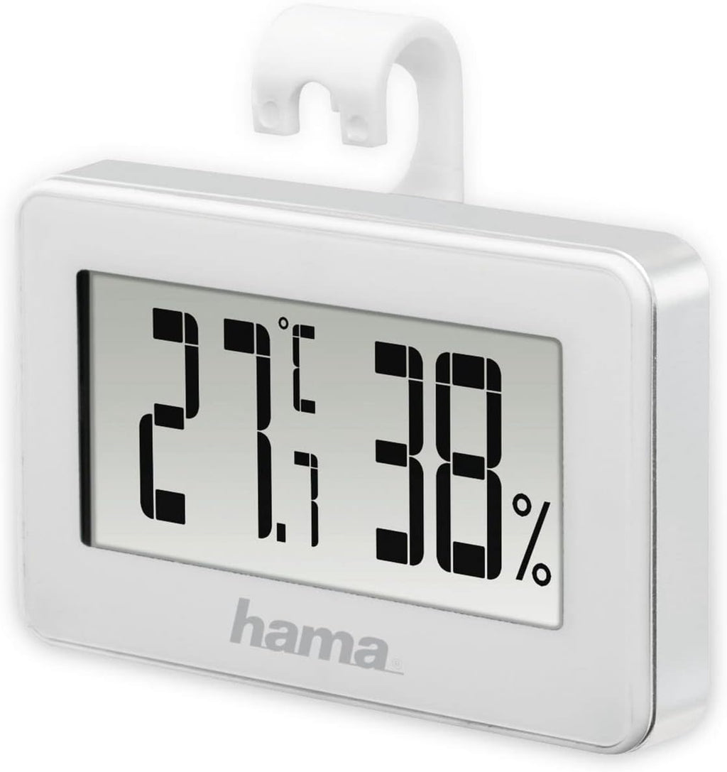 Hama Mini Thermometer Temperature / Hygrometer Humidity White
