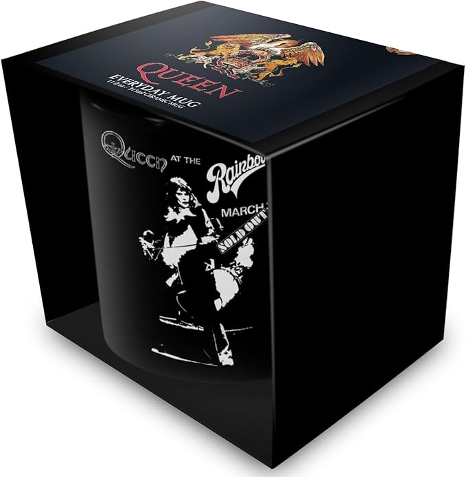MUG Boxed Ceramic - MUSIC - Queen, At The Rainbow