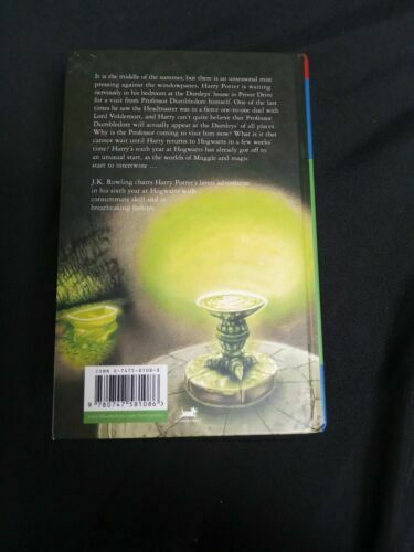 Harry Potter and the Half Blood prince 1st Edition HB with MISPRINT NO DJ (6996