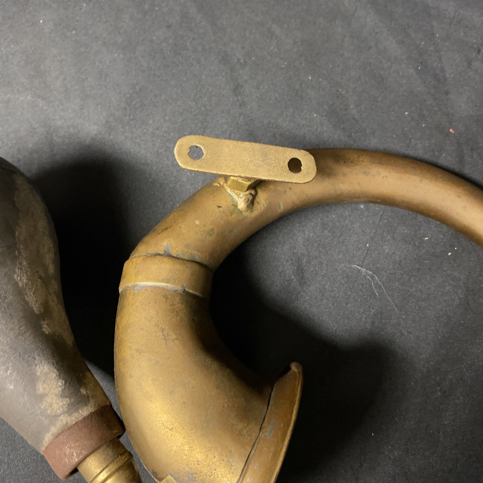 Antique Car Horn Brass body no 14 1910 to 1920,  Works Fine (1447)