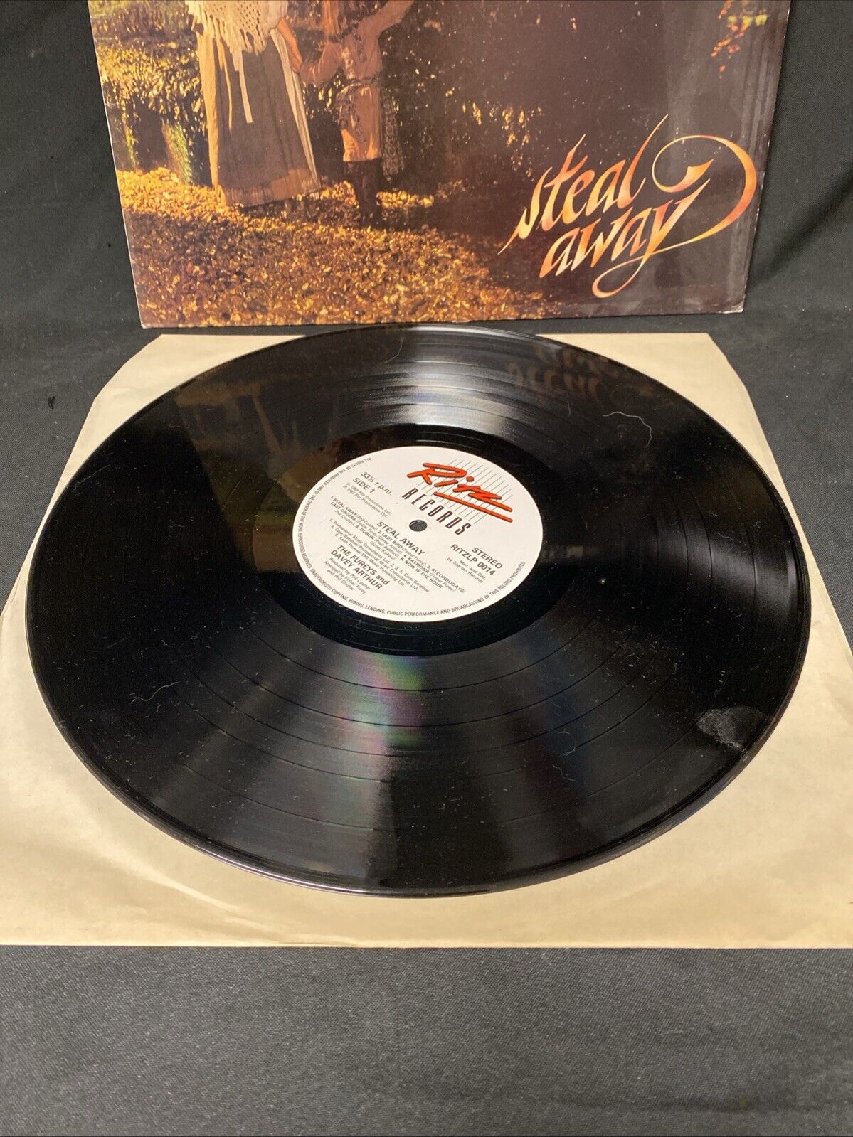 VINYL RECORD - The Fureys & Davey Arthur - Steal Away LP 1983 - (5688)