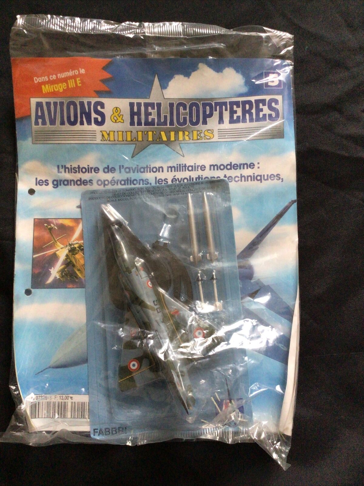 FABBRI Italeri Avions Militaires 2001 Mag & die cast MIRAGE III E (8566