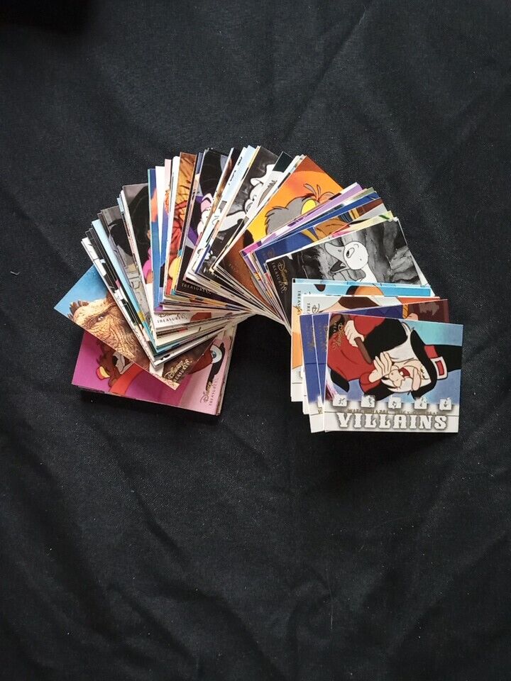 Upper Deck 2003 Disney Treasures Series FULL SET x 90 Trading Cards -(5737)
