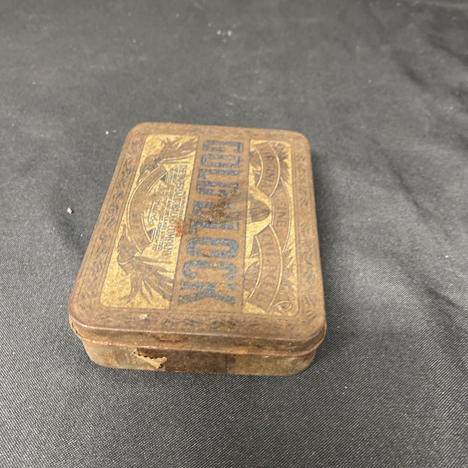 Vintage Gold Block Imperial Tobacco Company Tin - (1726)