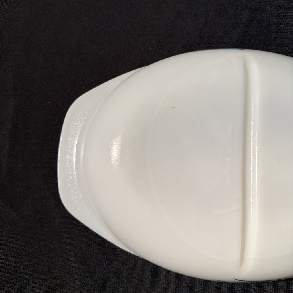 Pyrex 1960's Wheatsheaf design Divided Vegetable Dish - (2367)
