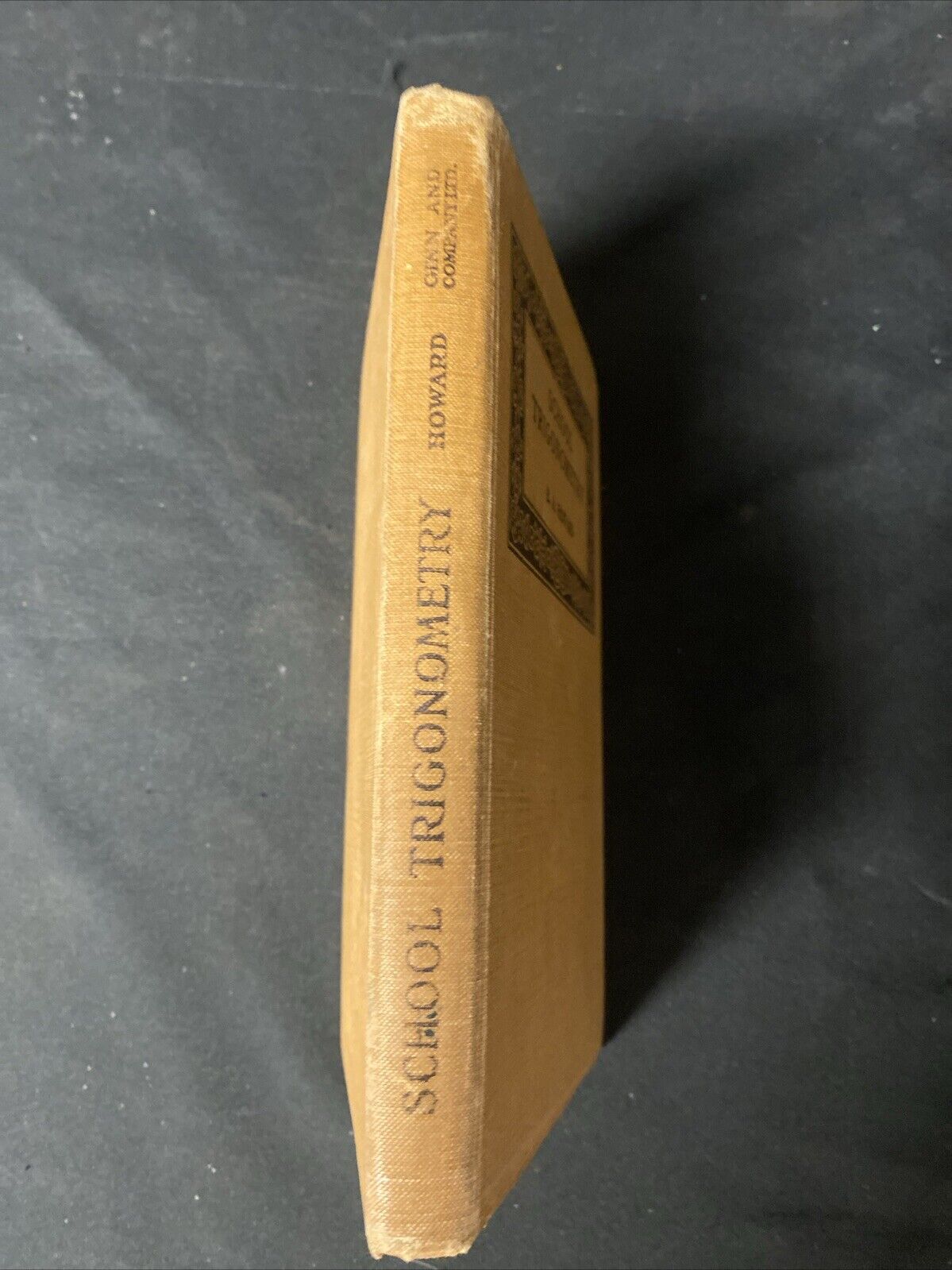 School Trigonometry Book B.A. Howard With Answer book 1924 - (5647)