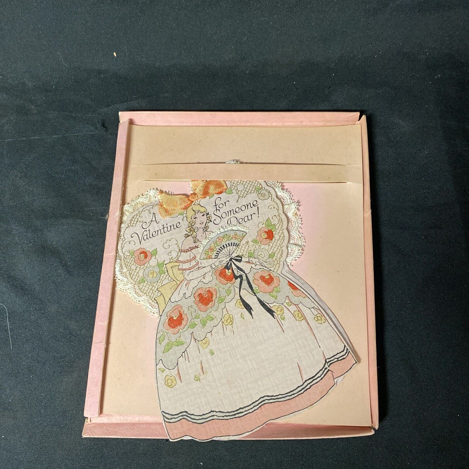 A.M. Davis & Co London 1930's? Valentines Day Card Unused Boxed (5432)