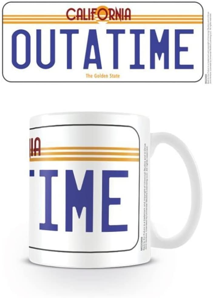 MUG Boxed Ceramic - MOVIE - Back To The Future License Plate
