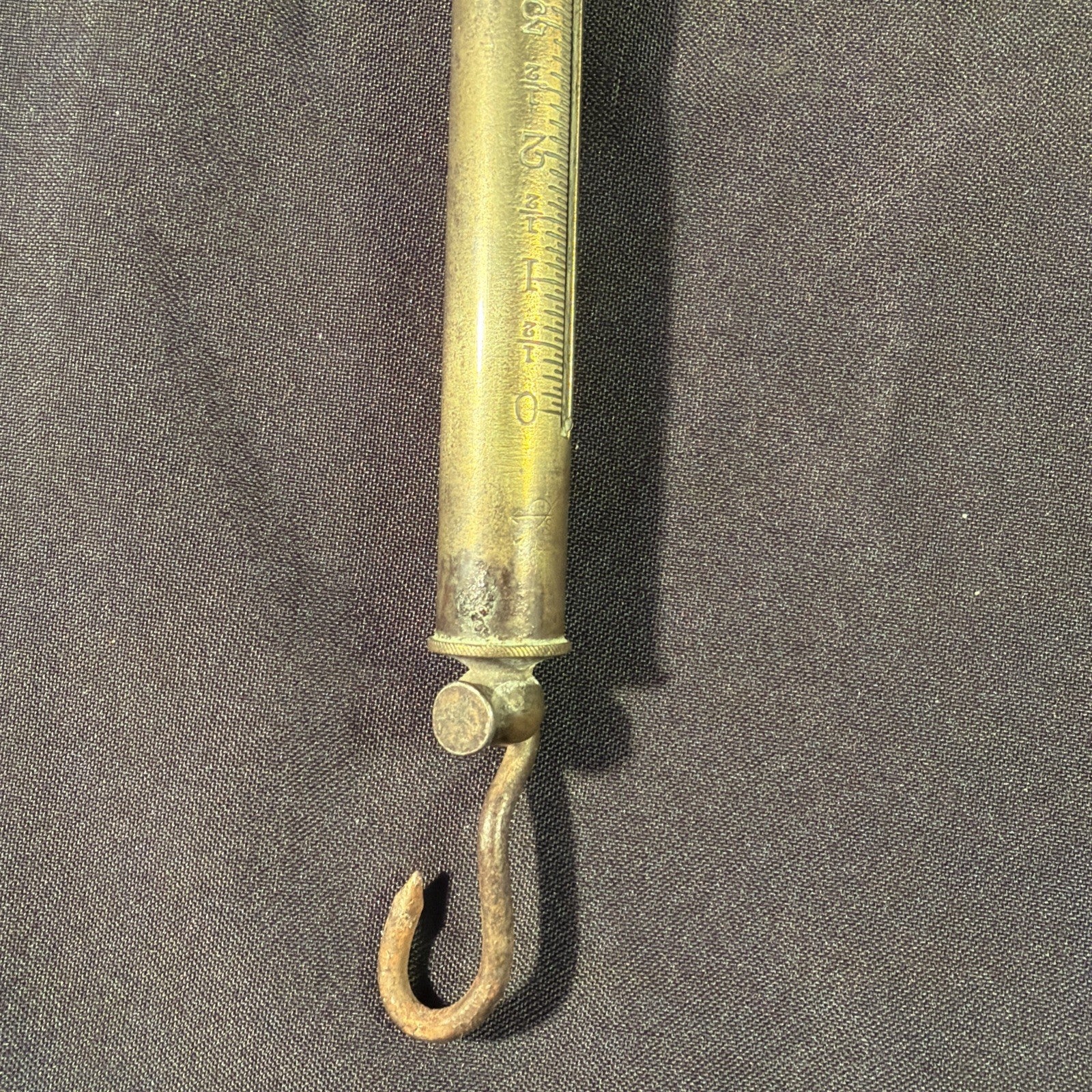 Victorian Brass Hanging Weight Scale 4LB Lovely Condition - (1993)