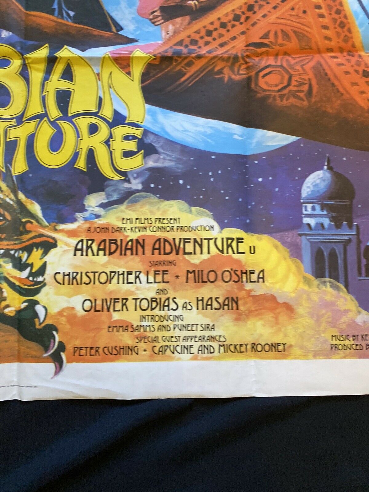 ORIGINAL UK QUAD POSTER - Arabian Adventures - 1979 30" x 40" - (6542)