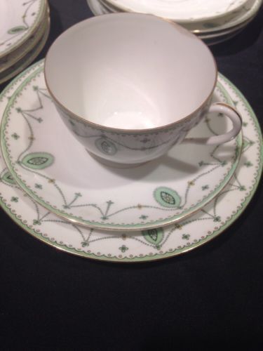 Moritz Zdekauer MZ Austria Design ALT 578 - 10 pieces green swags 1905 (1500)