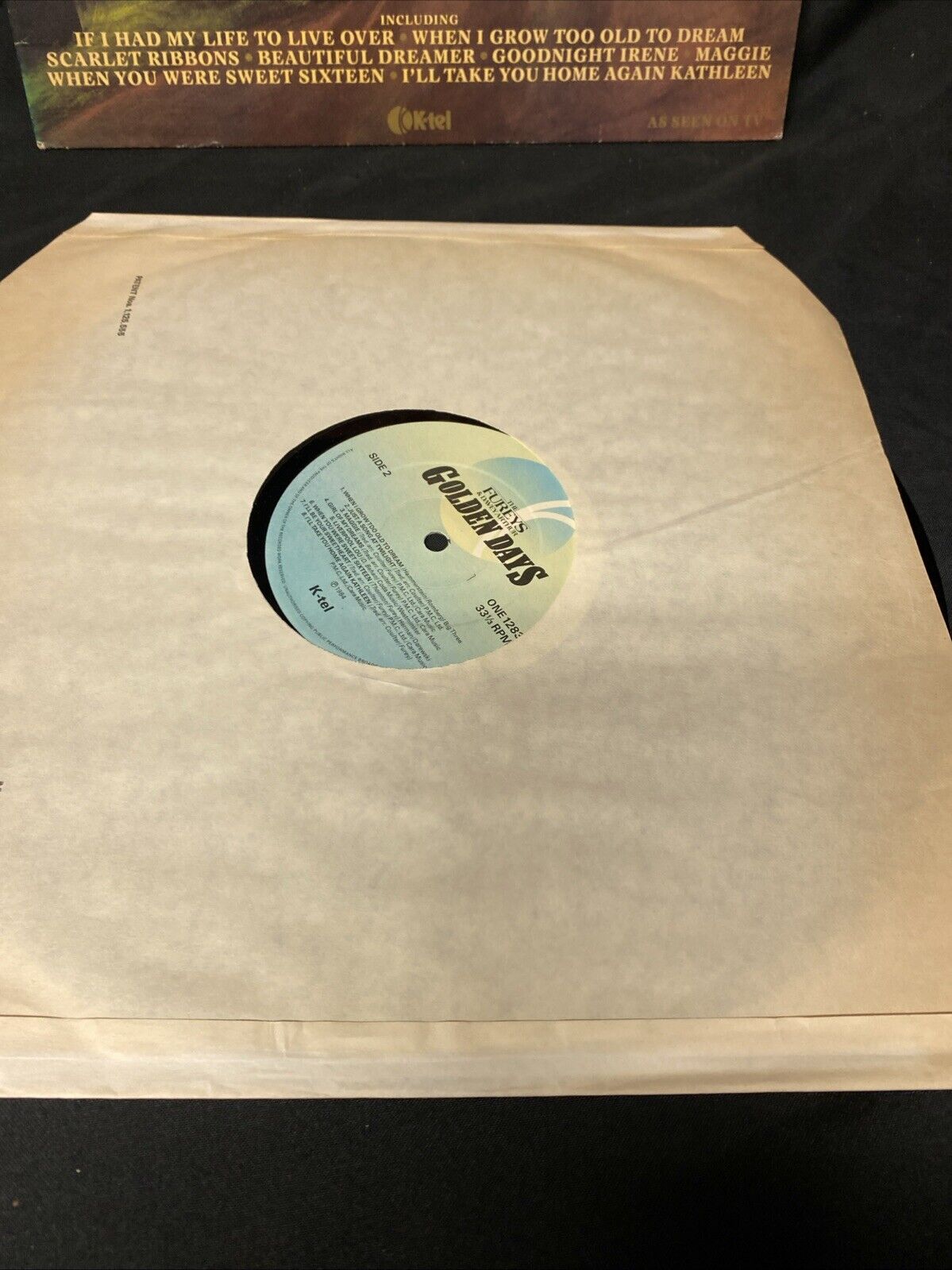 VINYL RECORD - The Furey's & Davey Arthur GOLDEN DAYS Album 1984 - (5658)