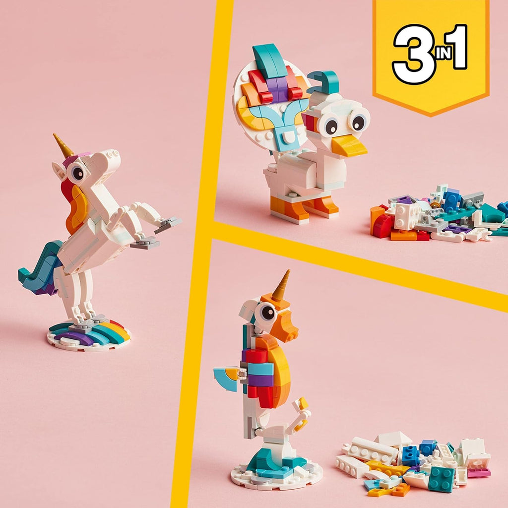 LEGO Creative 3 in 1 - Magical Unicorn - 31140