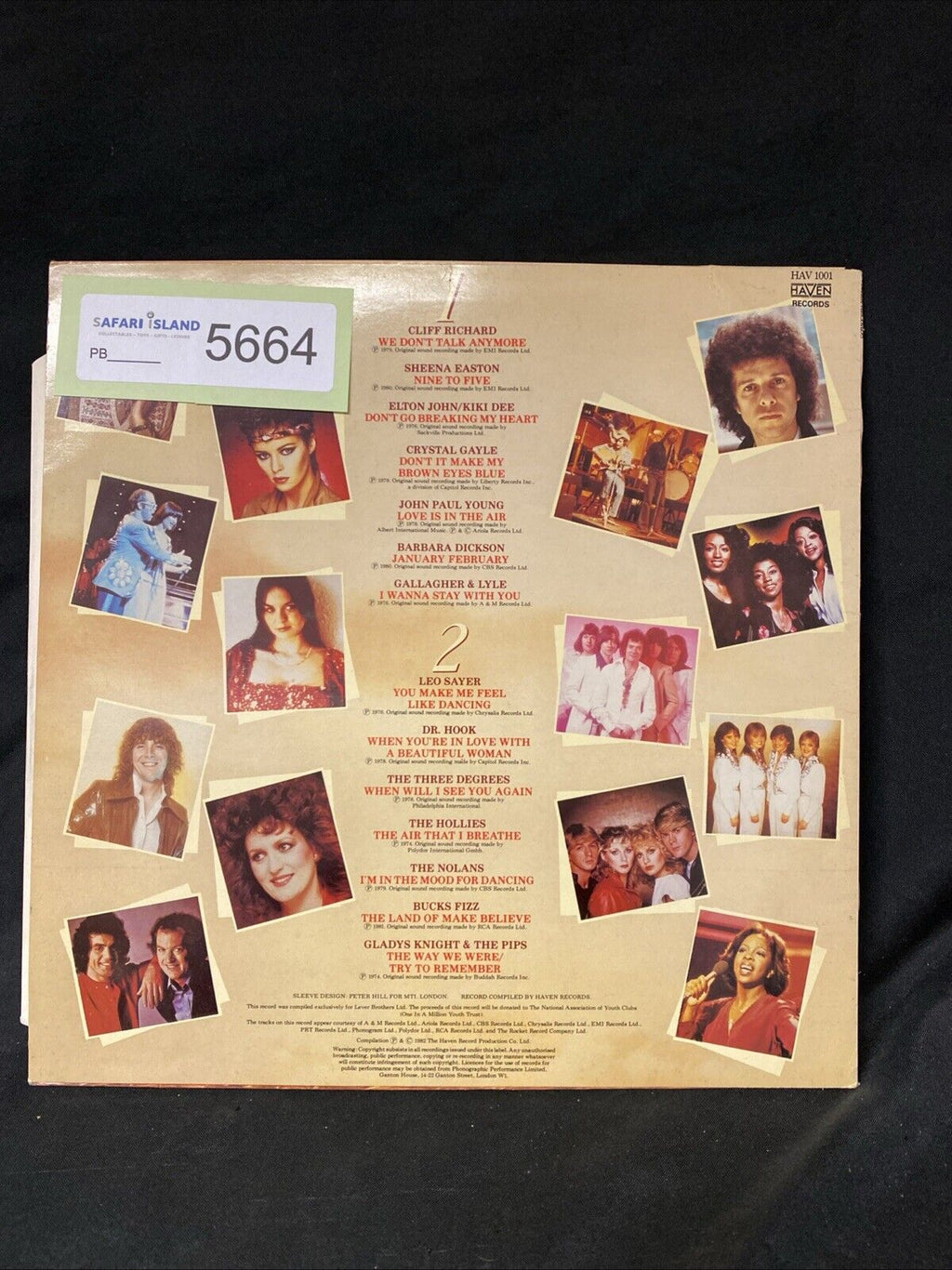 VINYL RECORD - Good Times - Collection of Romantic Pop Album LP 1982 - (5664)