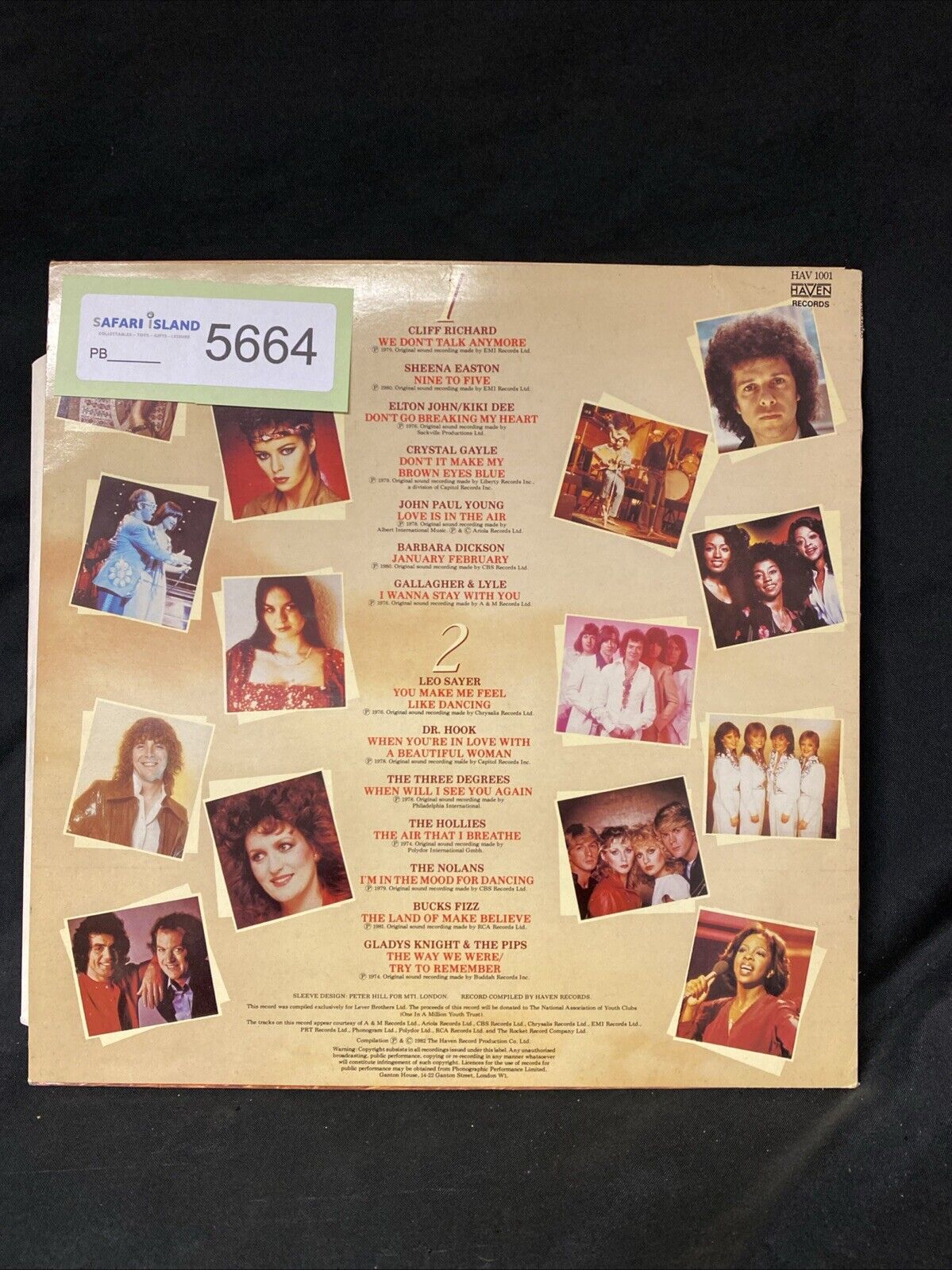 VINYL RECORD - Good Times - Collection of Romantic Pop Album LP 1982 - (5664)