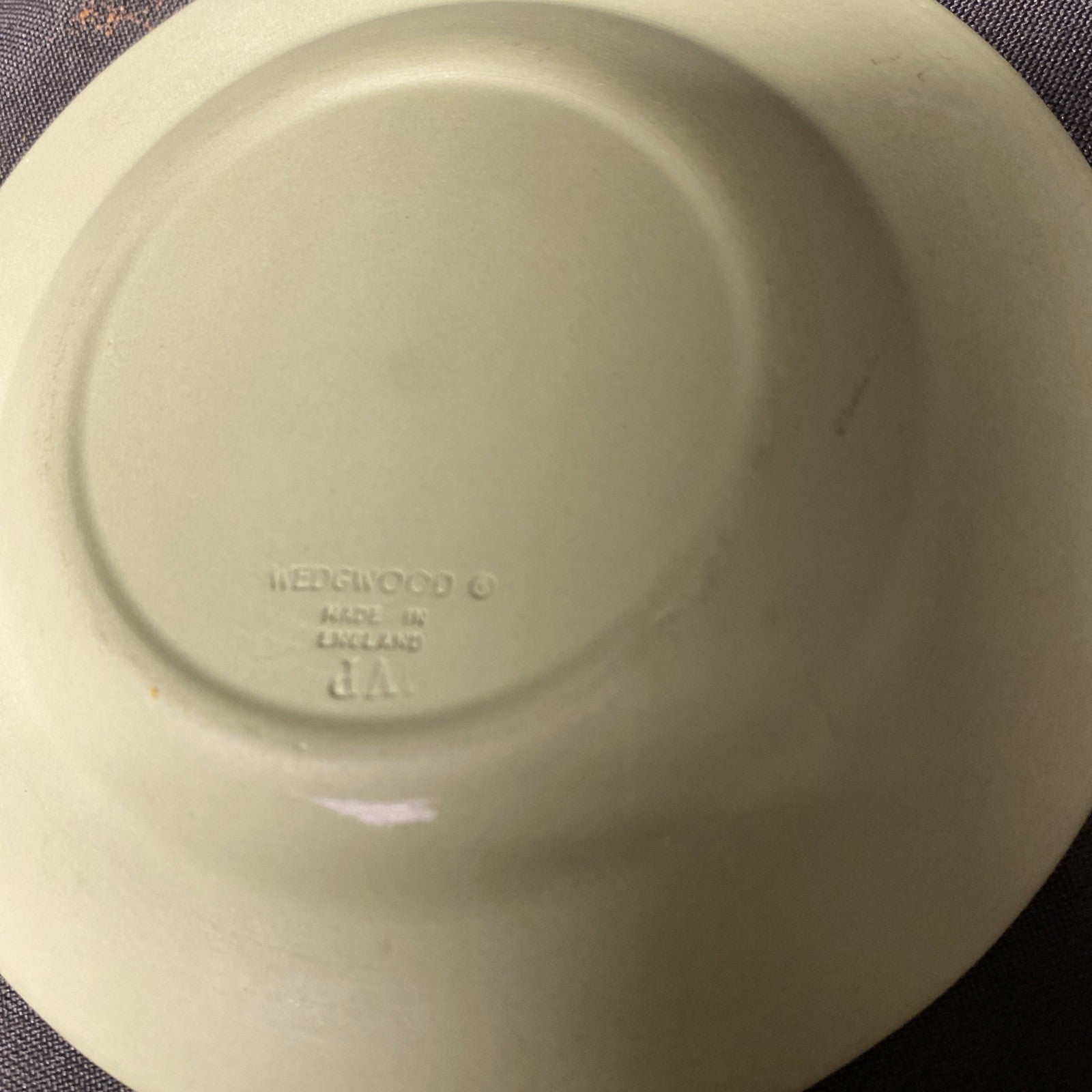 Vintage Wedgwood Jasperware Sage Trio Grecian Box Dish Candle Holder - (1603)