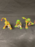 Comansi Spain 3 xTMNT Teenage Ninja Mutant Turtles Figures NWT Cake Toppers - (5016)