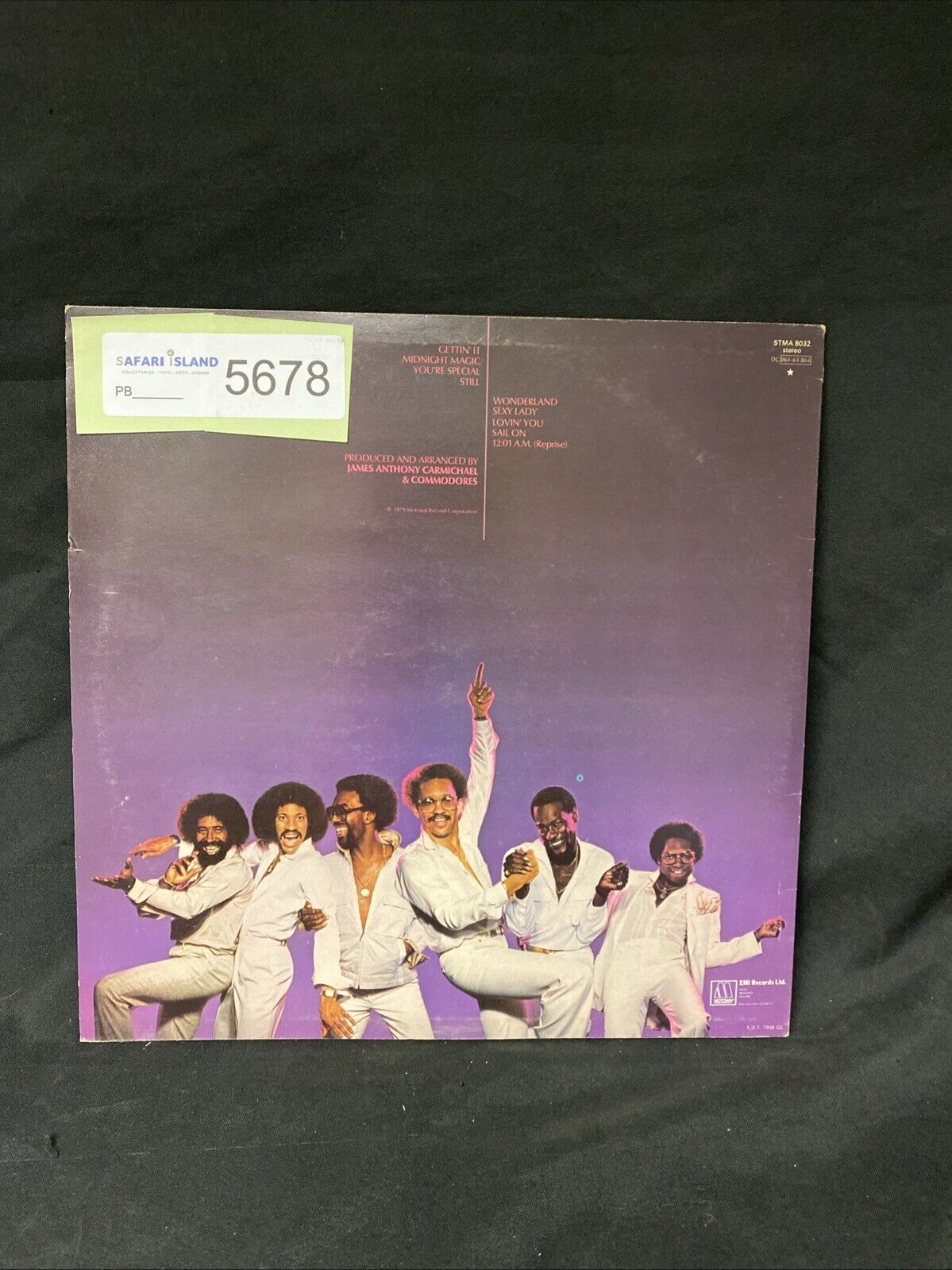 VINYL RECORD - Commodores - Midnight Magic Motown 1979 - STMA8032 - (5678)