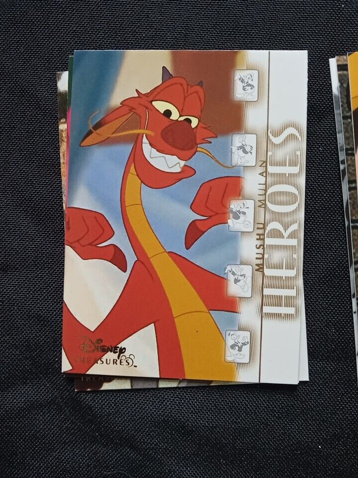 Upper Deck 2003 Disney Treasures Series Heroes x25 Trading Cards -(5745)