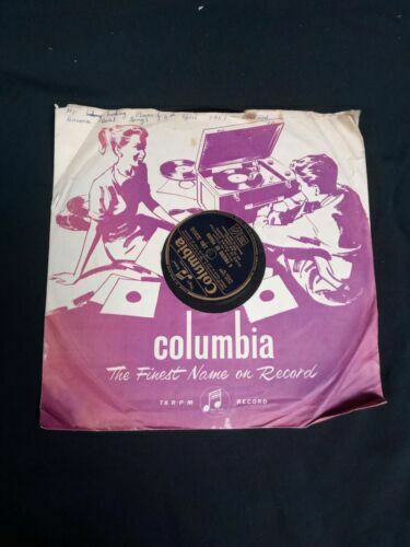 Columbia 78 RPM 10" Record Frank Sinatra Nancy & A Friend of Yours - (6973)