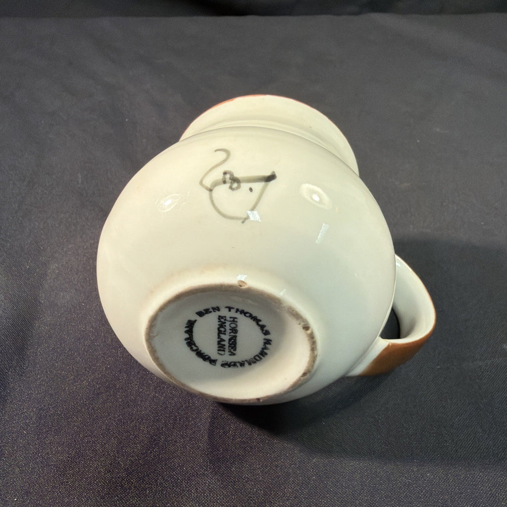 Hornsea Ben Thomas Porcelain hand Made and Painted Hedgehog Mug - (2024)