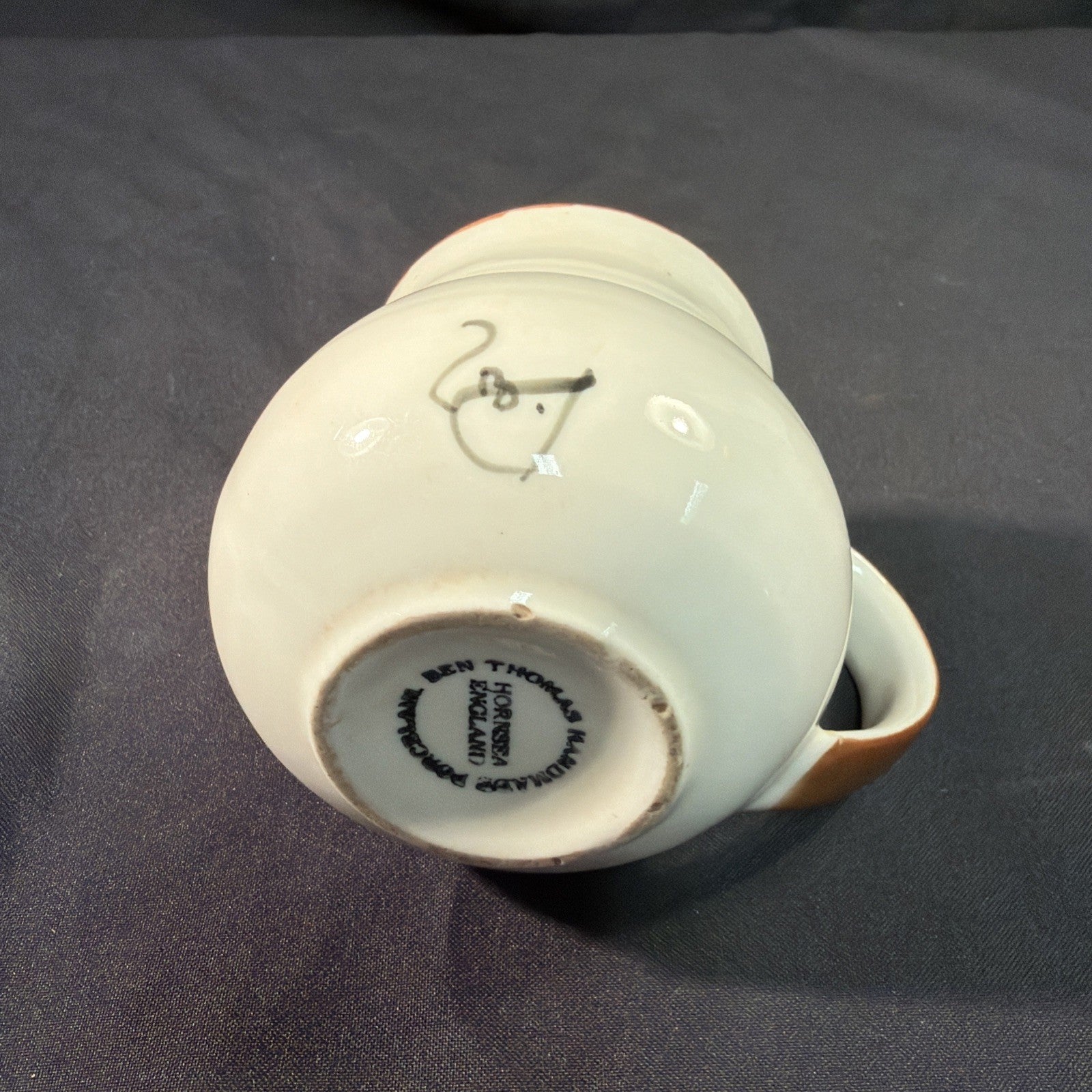 Hornsea Ben Thomas Porcelain hand Made and Painted Hedgehog Mug - (2024)