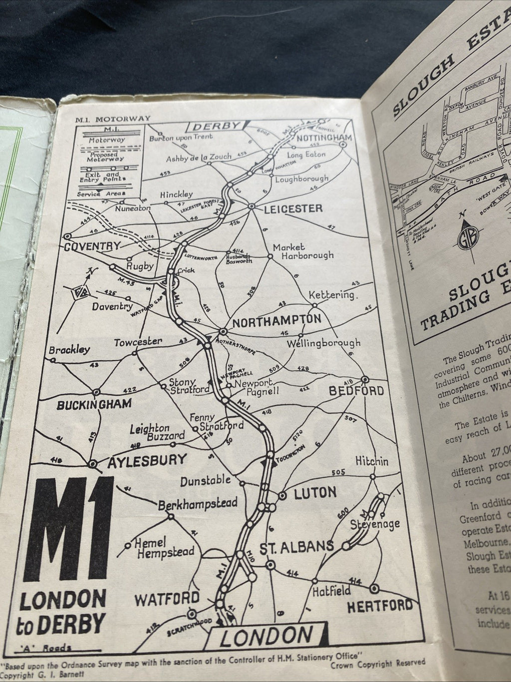 Barnett's Street Plan with Index 1970's - Slough Maidenhead Windsor Eton (1301)