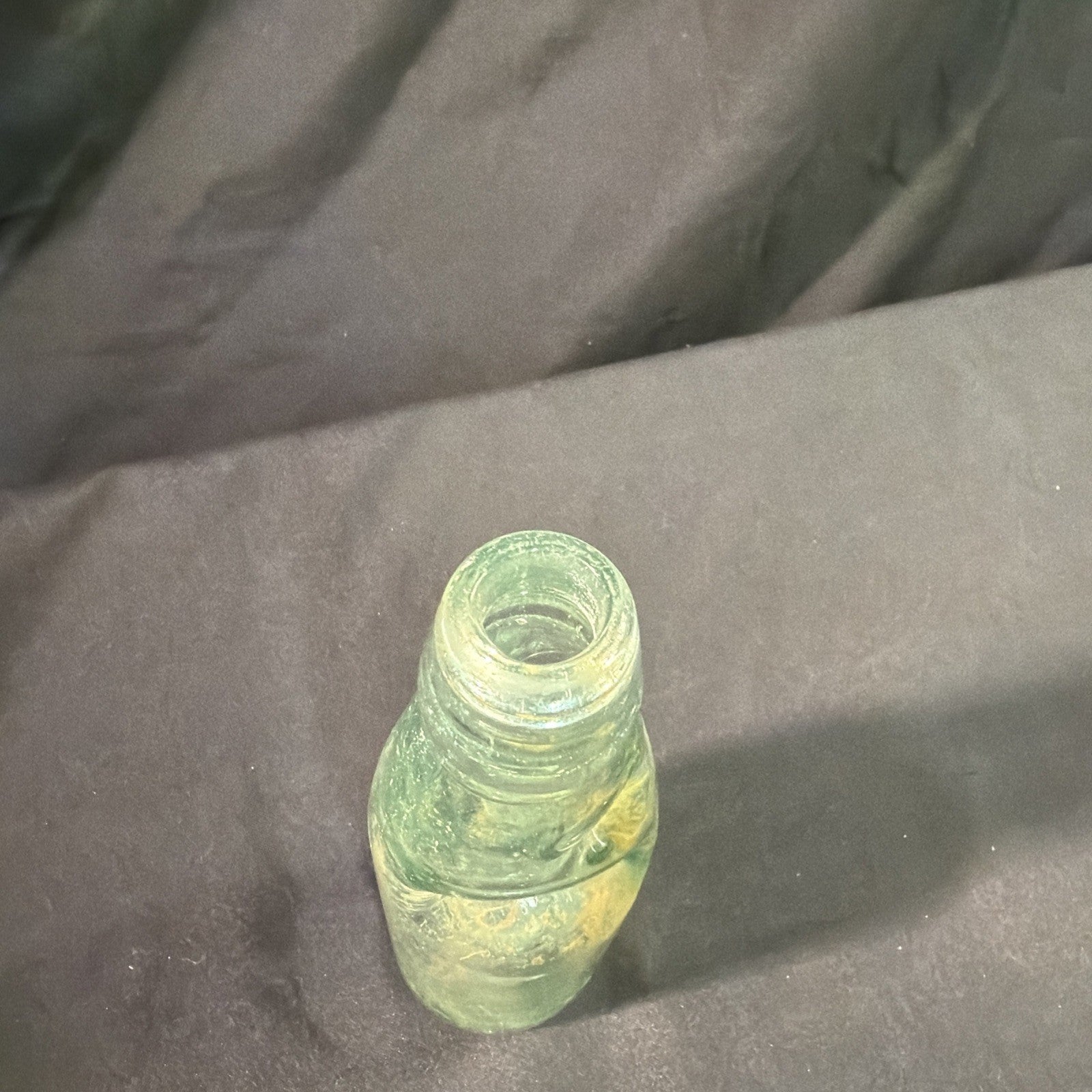 Antique Glass Bottle A.J. LEY Conway Codd 1800's 19cm tall - (2015)