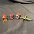 Matchbox Lesney Vintage Die Cast Toy lot x 4 Spitfire Scammell Austin Case Tractor - (2047)