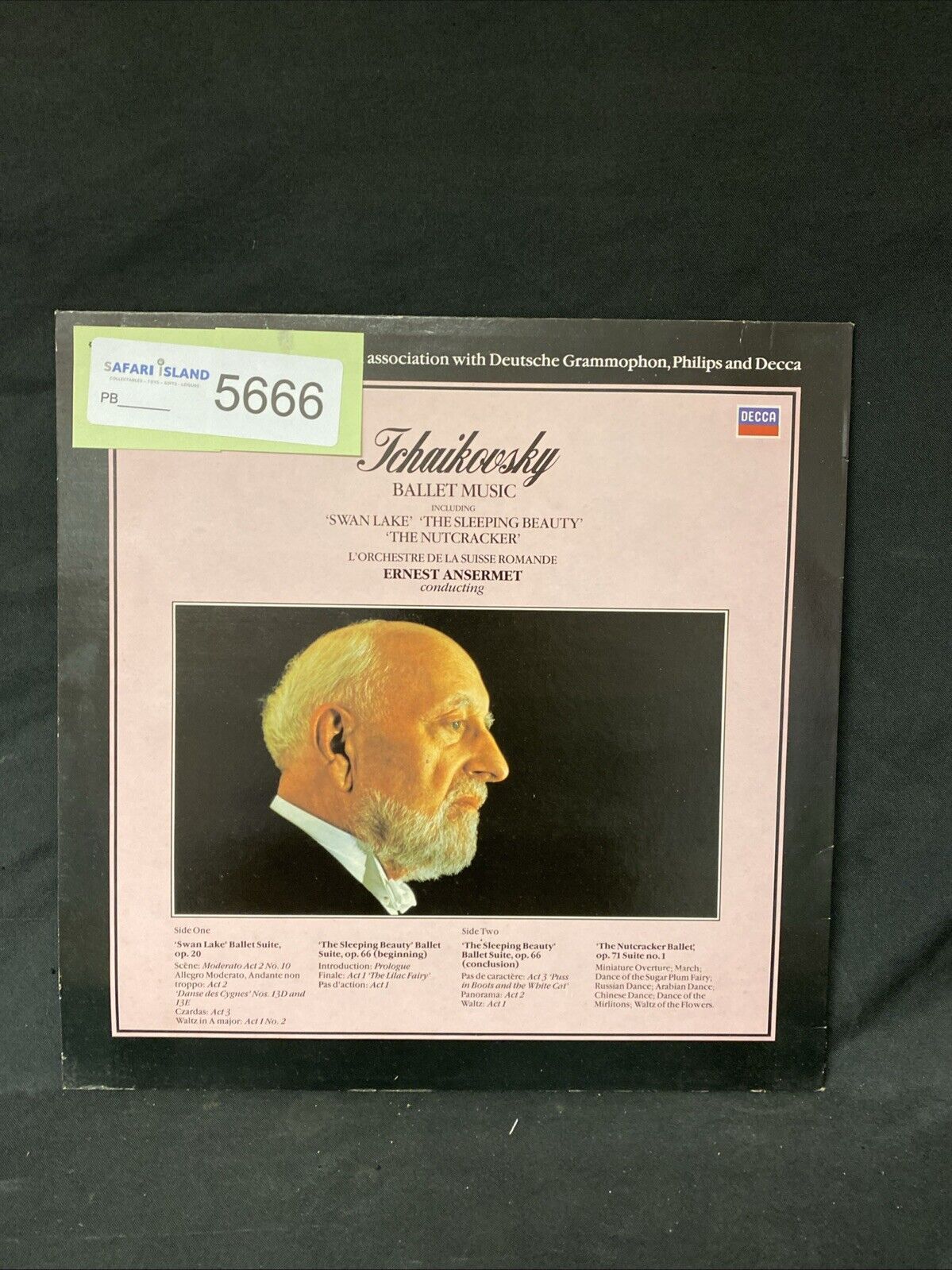 VINYL RECORD - Tchaikovsky Ballet Music Swan, Sleeping, Nutcracker 1959 -(5666)