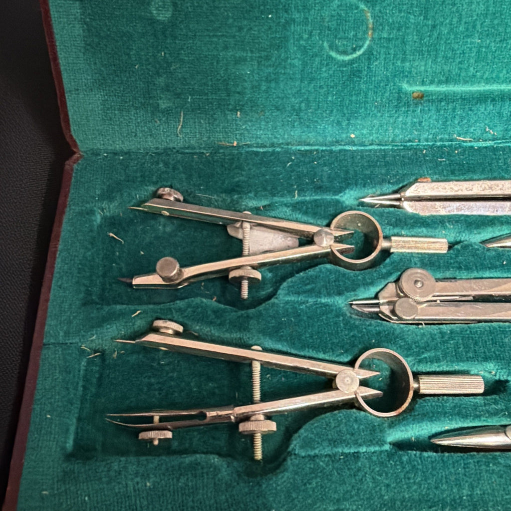 Eco Bra Eichmüller & Co Kandidat Draughtsmens Technical Drawing compass set - (1955)