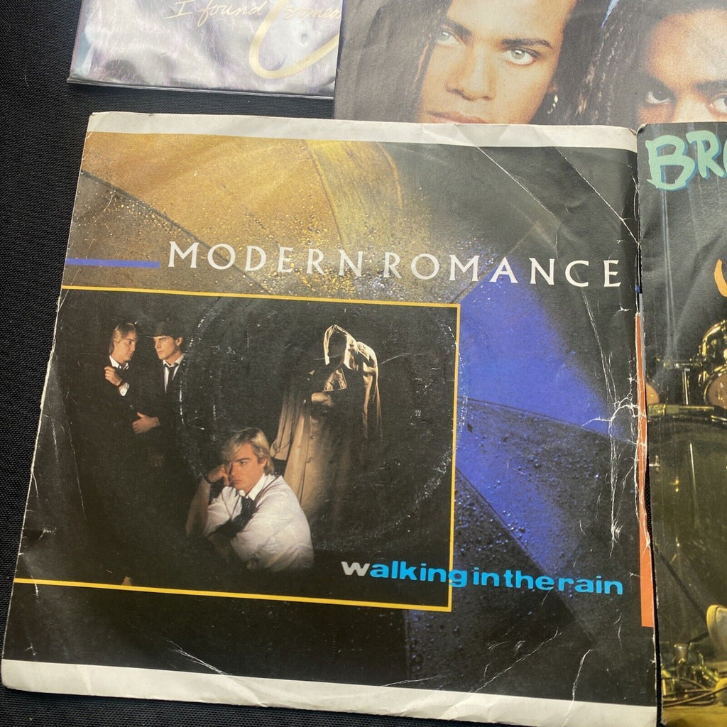 Vinyl Records 7" Singles 5 x 80's Cher, The beautiful South, Bruce Willis -9442