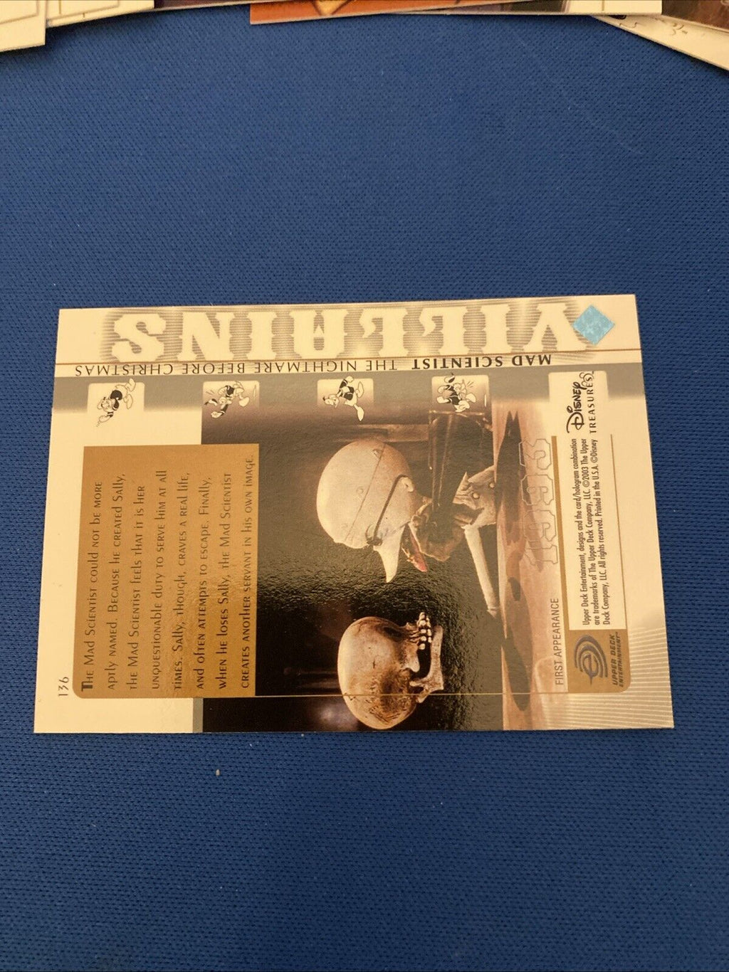 Upper Deck 2003 Disney Treasures Series Villians x23 Trading Cards -(5743)