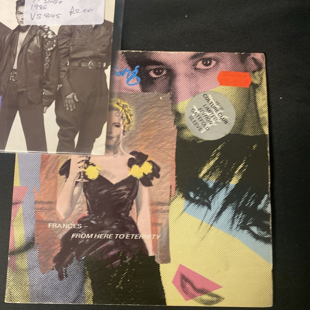Vinyl Records 7" Singles 5 x 1980's Culture Club 5 different singles