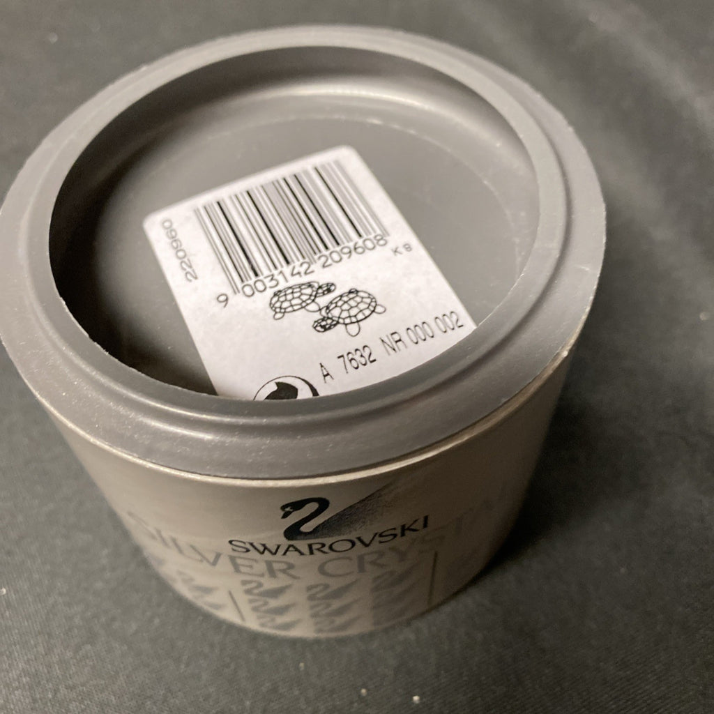 Swarovski Silver Crystal Mini Turtle Pair Boxed SEE NOTE - (1619)