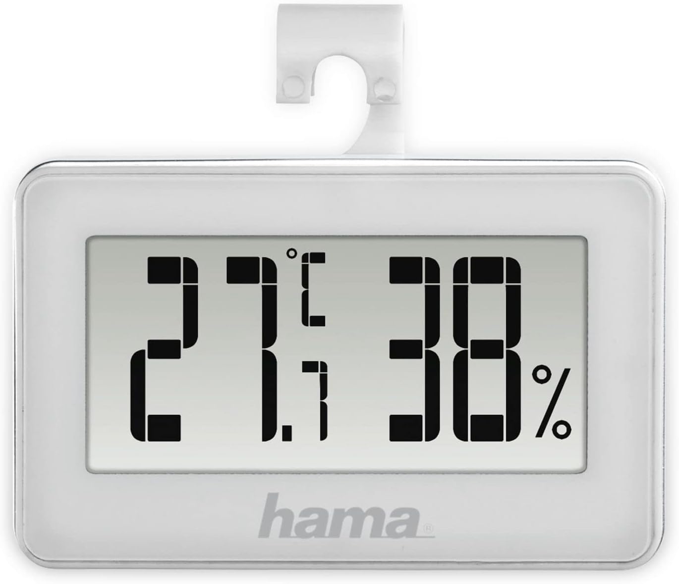 Hama Mini Thermometer Temperature / Hygrometer Humidity White