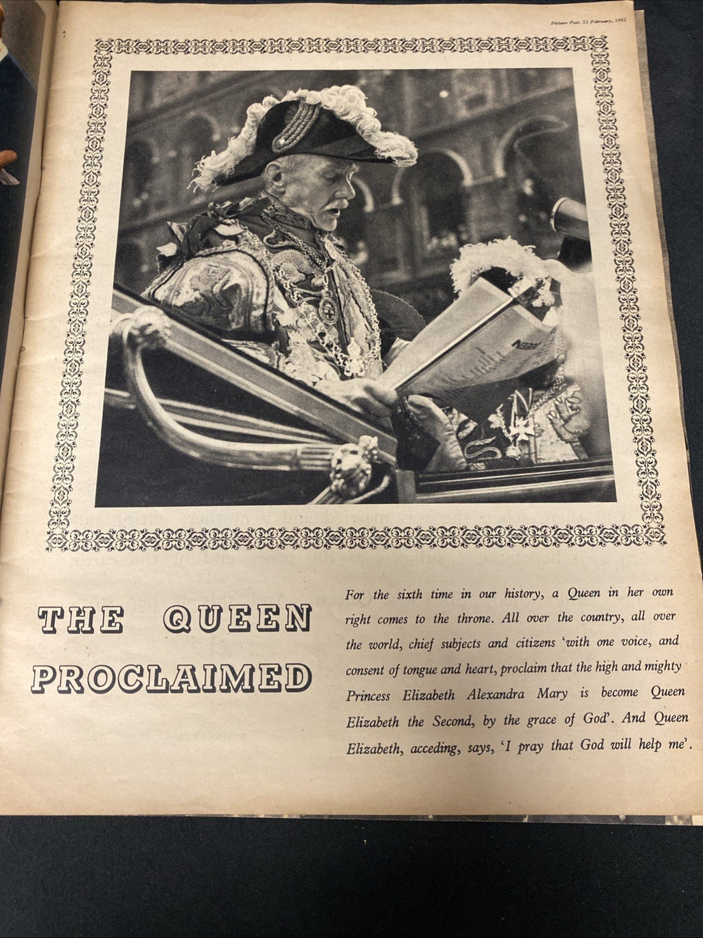 Picture Post A Nation in Mourning Death of The King 1952 - (1677)