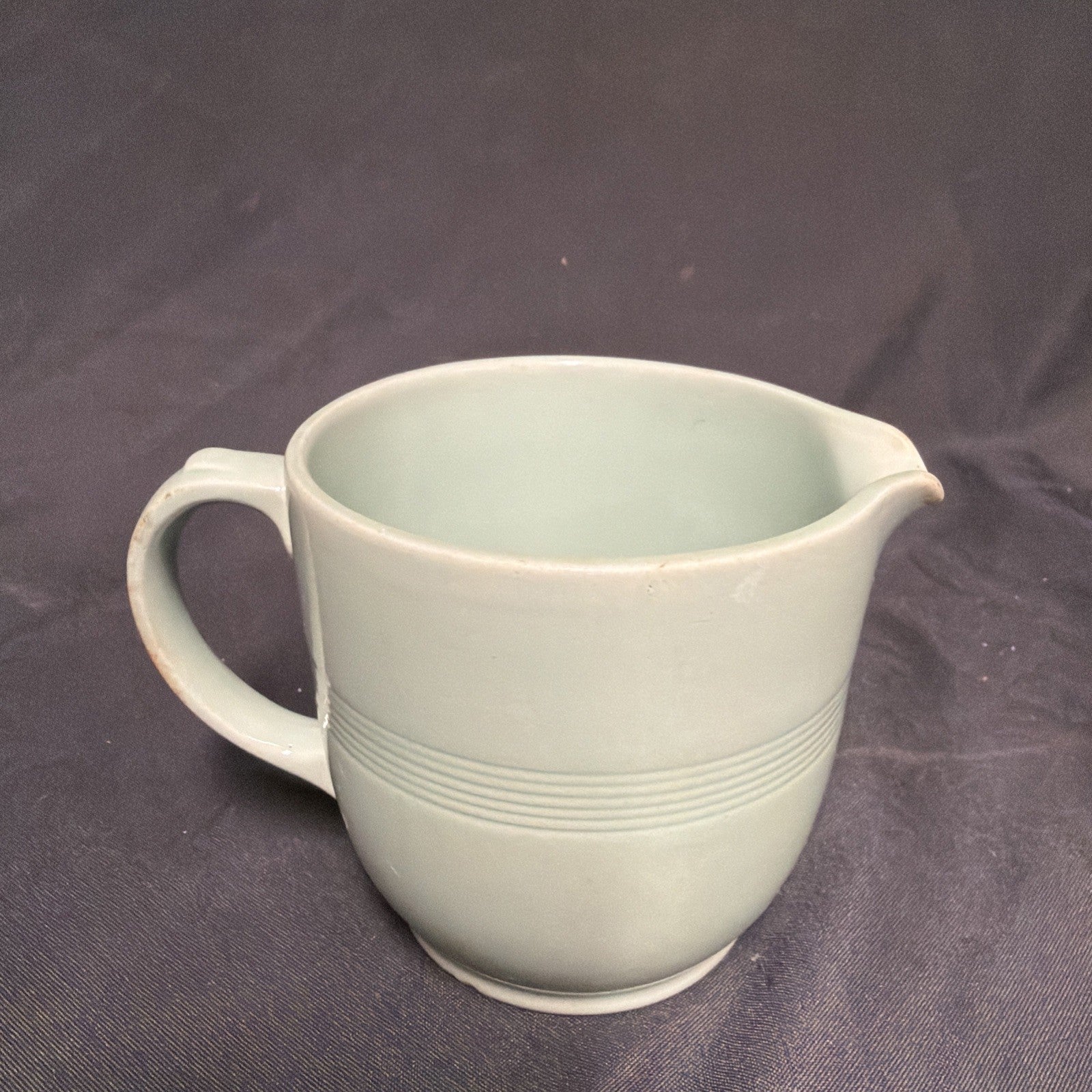 Wood's Ware Beryl Utility Green 1940's Milk Jug 9.5cm tall- (1927) 