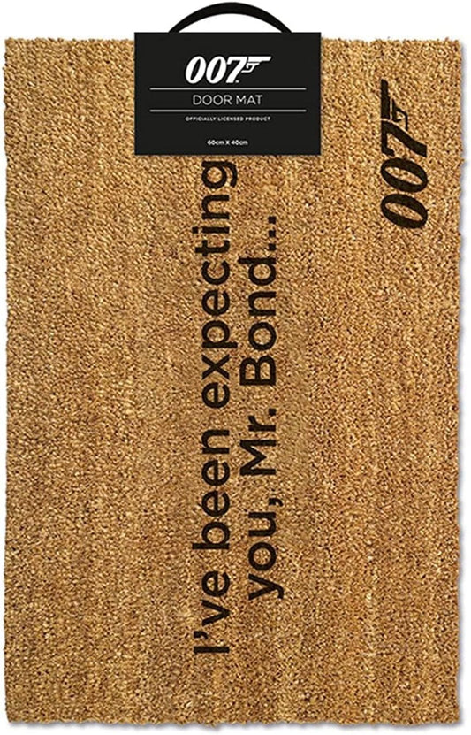 DOORMAT Coir - James Bond, I've Been Expecting You - Door Mat
