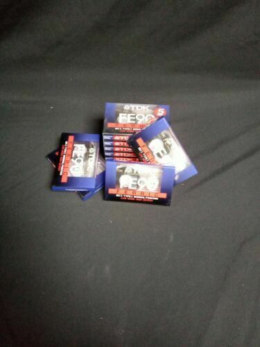 TDK FE90 Ferric low noise x 9 brand new sealed cassette tapes - (7023)
