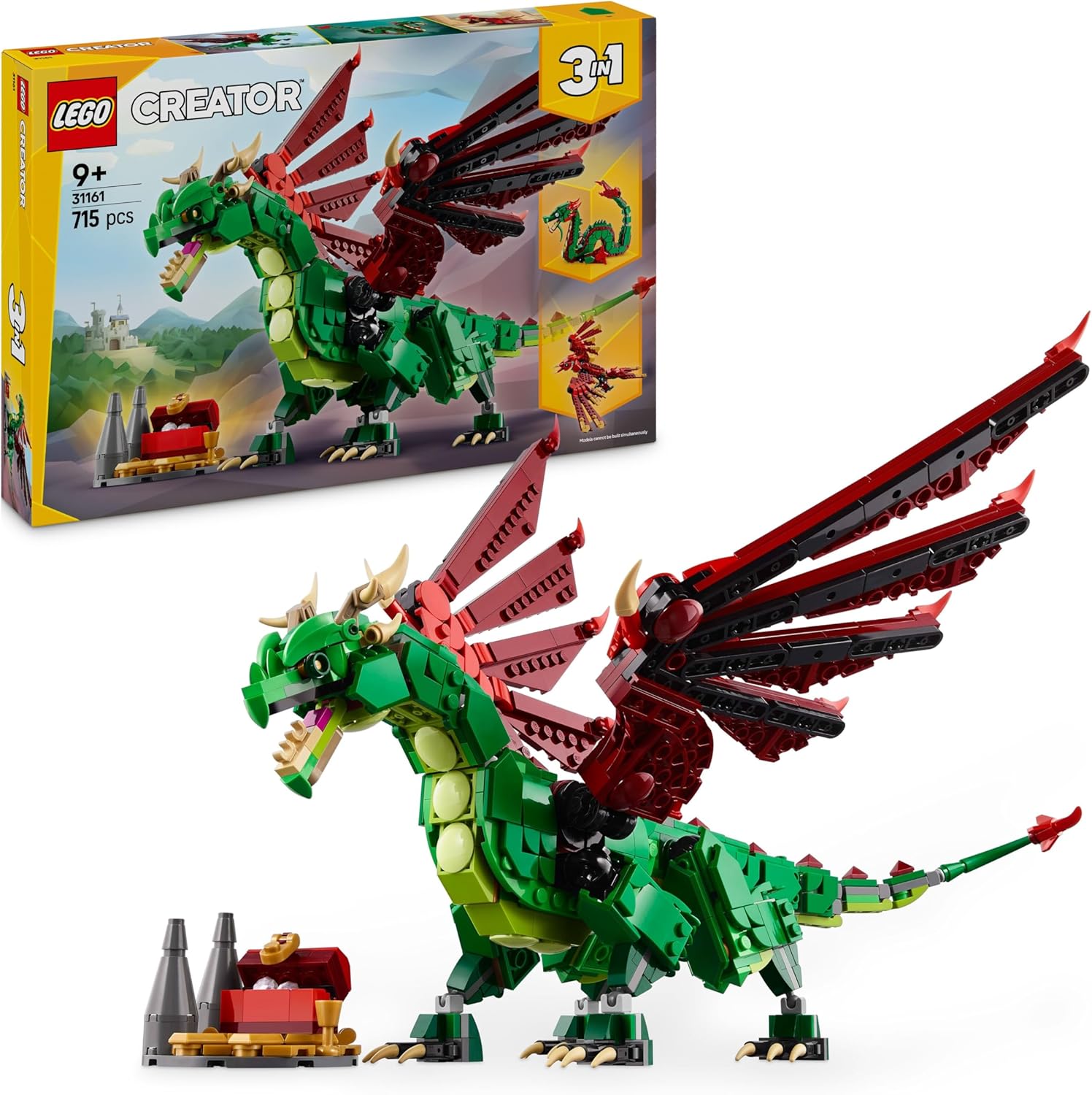 LEGO Creator 3 in 1 - Medieval Dragon - 31161