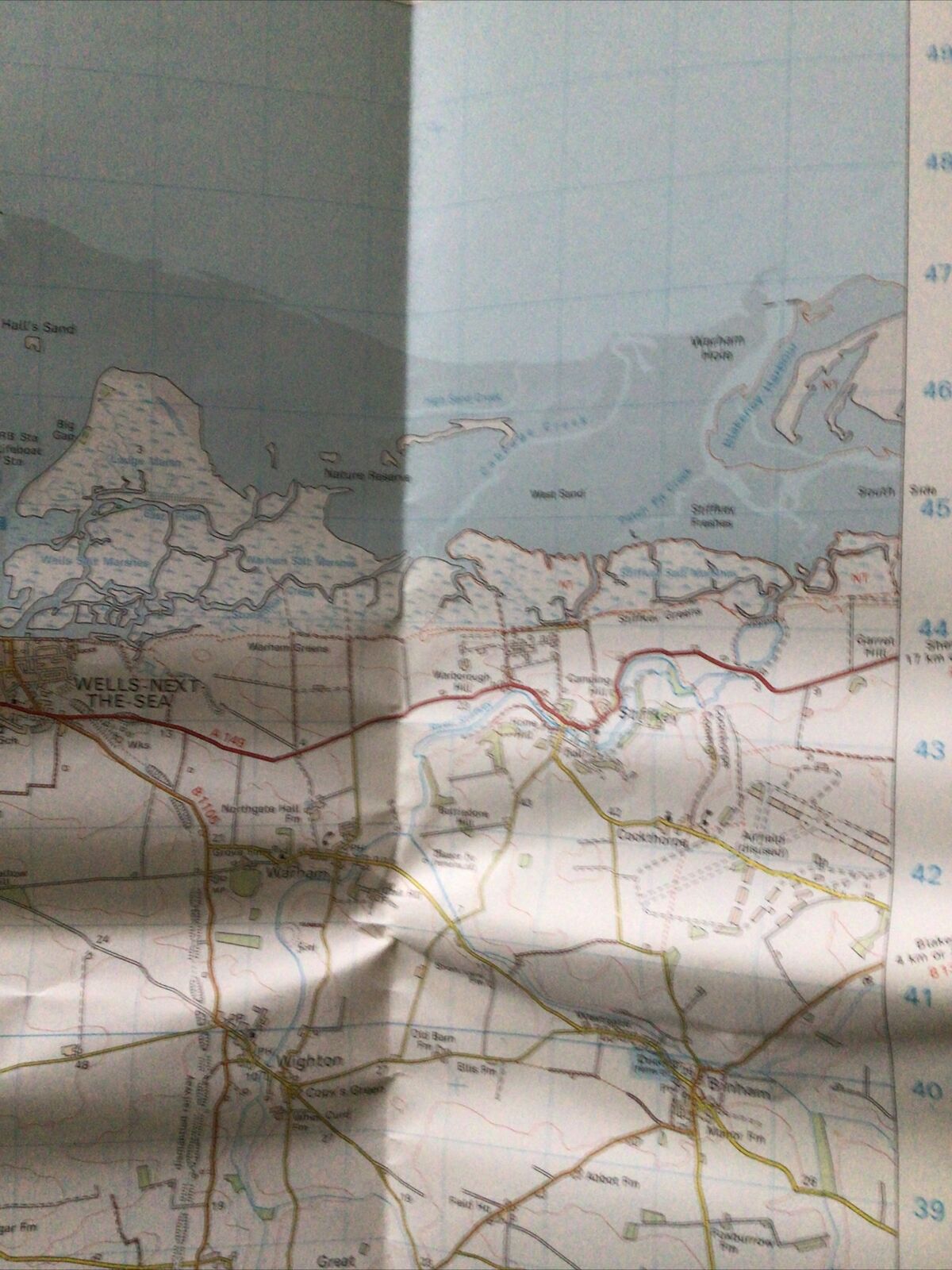 MAP - Ordnance Survey 1:50 2nd Series 1980 -North West Norfolk #132 (8669