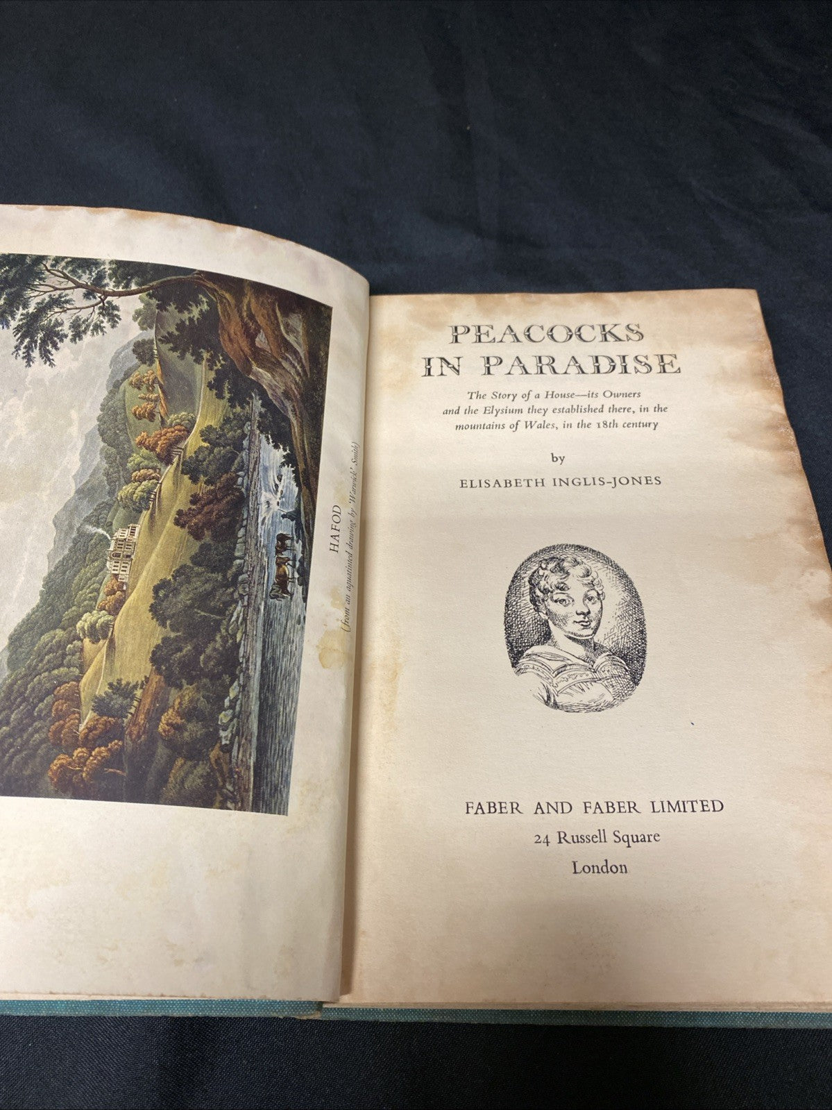 Book - Peacocks In Paradise by Elisabeth Inglis-Jones HAFOD History - (1542)