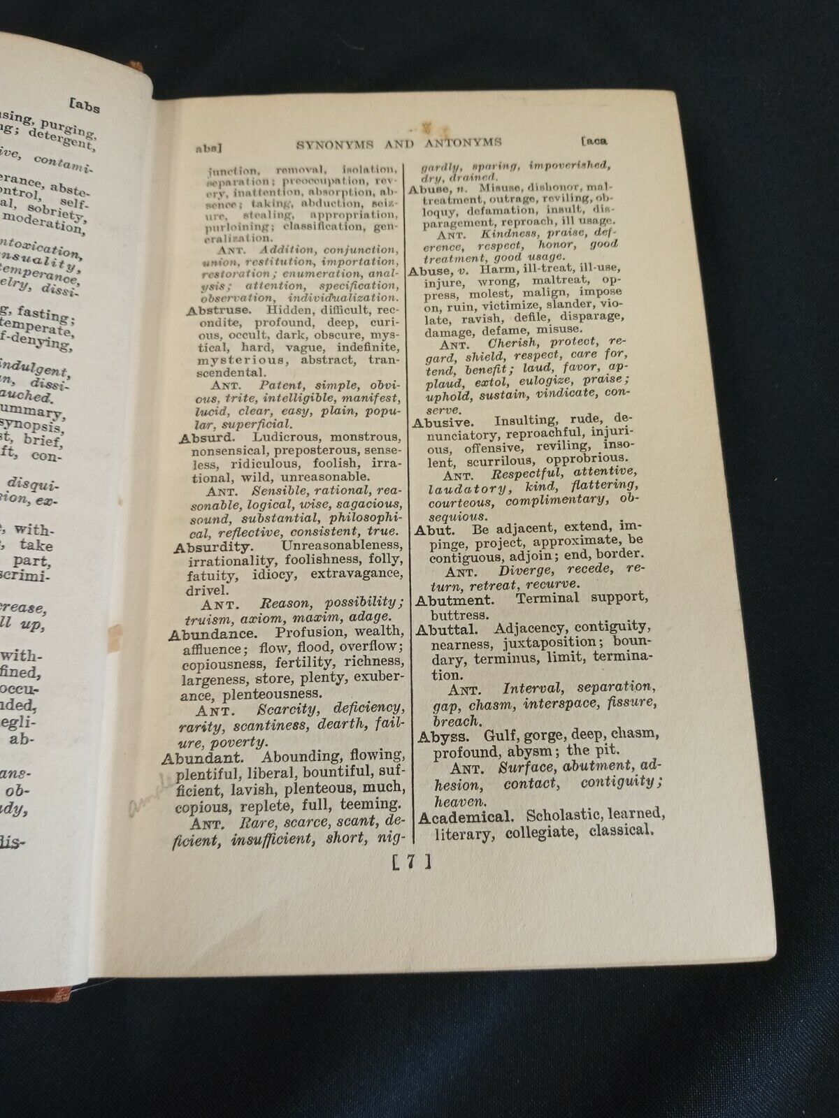 Synonyms and Antonyms by E.B.Ordway 1926 Hardback Harrap Publishers (7808)