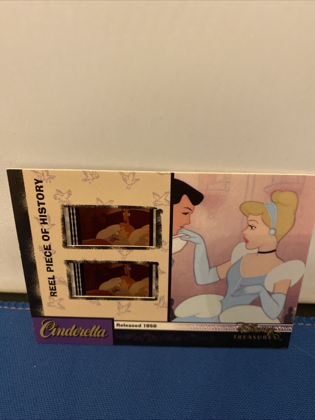 2003 Upper Deck Disney Treasures Cinderella Reel Piece of History Card PH15 5772