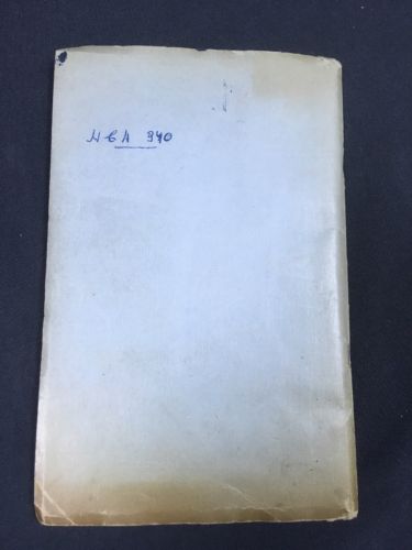 The Rootes Hillman Minx Mark IV Owner's Handbook 1951 ORIGINAL - (2863)