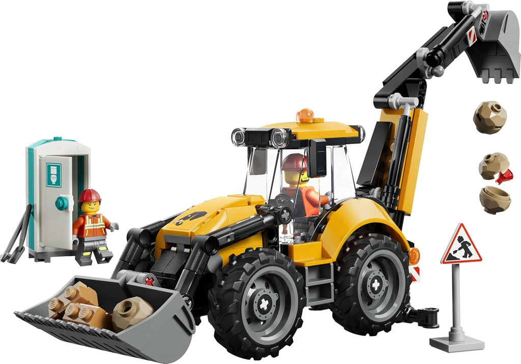 LEGO City Great Vehicles - Yellow Backhoe Loader - 60480